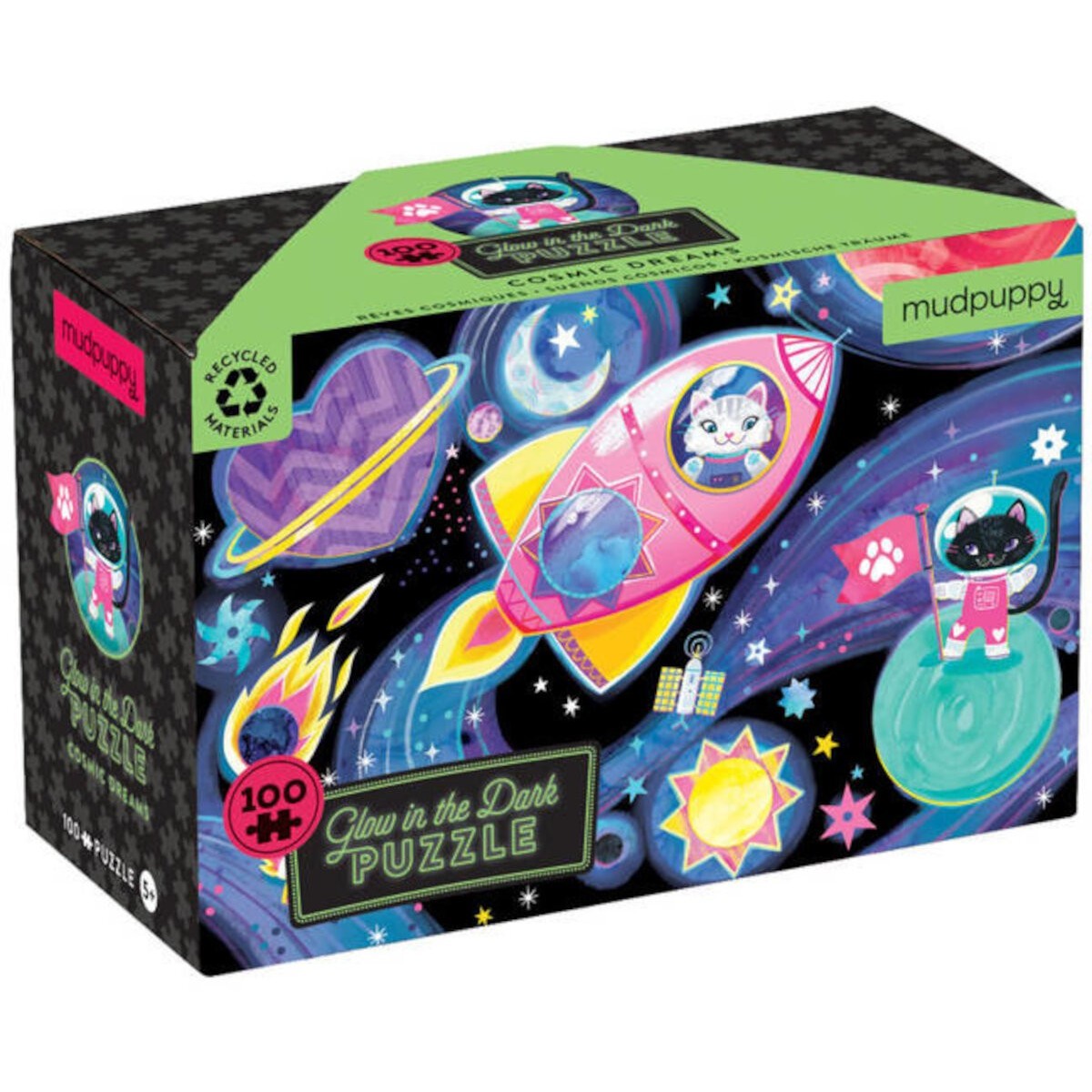 Puzzle 100 Kosmiczne marzenia świecące w ciemności,  | Dadum
