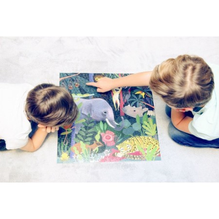 Puzzle 500 Dżungla świecące w ciemności, Mudpuppy | Dadum Kraków Puzzle 500 Dżungla świecące w ciemności, Mudpuppy | Dadum Kraków
