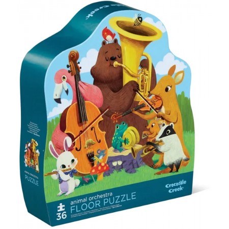 Crocodile Creek Puzzle Zwierzęca orkiestra 36 el. | Dadum Crocodile Creek Puzzle Zwierzęca orkiestra 36 el. | Dadum