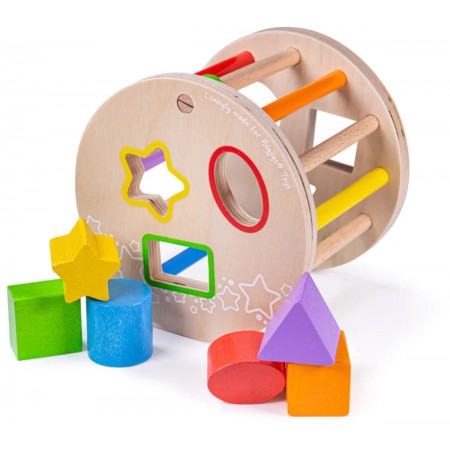 Sorter kształtów i kolorów +12m, BigJigs Toys Sorter kształtów i kolorów +12m, BigJigs Toys