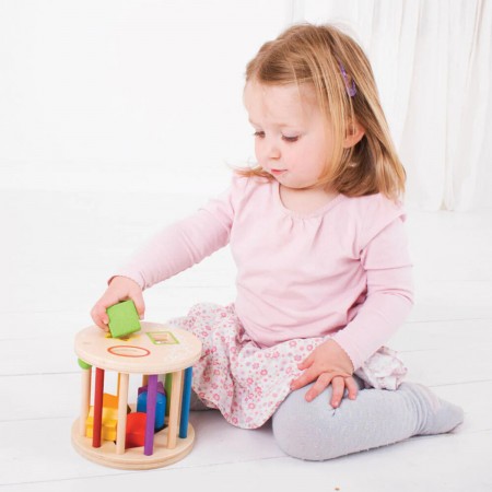 Sorter kształtów i kolorów +12m, BigJigs Toys