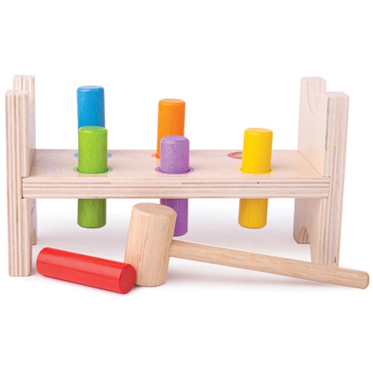 Przebijanka z młotkiem i sorter kolorów, BigJigs Toys