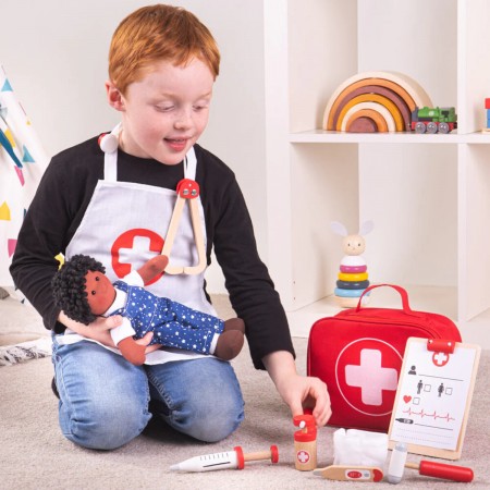 Zestaw małego lekarza zabawka dla dzieci +3, BigJigs Toys Zestaw małego lekarza zabawka dla dzieci +3, BigJigs Toys