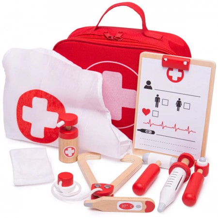 Zestaw małego lekarza zabawka dla dzieci +3, BigJigs Toys Zestaw małego lekarza zabawka dla dzieci +3, BigJigs Toys