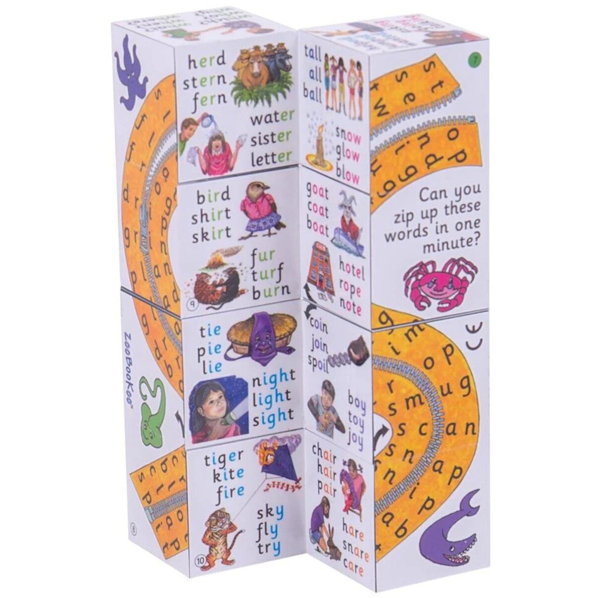 Kostka do nauki angielskiego Spellings Key Stage 1, BigJigs