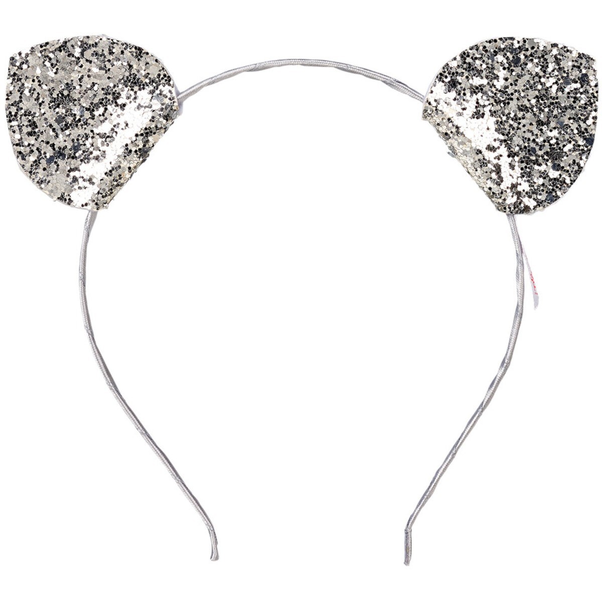 opaska na głowę z uszami dla dzieci srebrna Mireille, Souza!