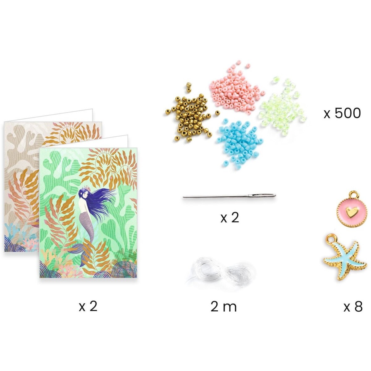 Djeco Bransoletki przyjaźni do robienia Syrenka