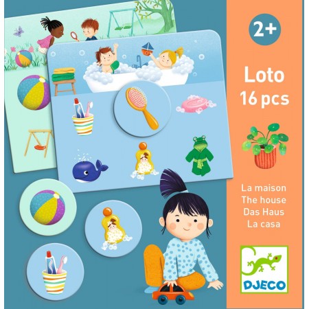 Djeco Gra edukacyjna lotto Dom od 2 lat