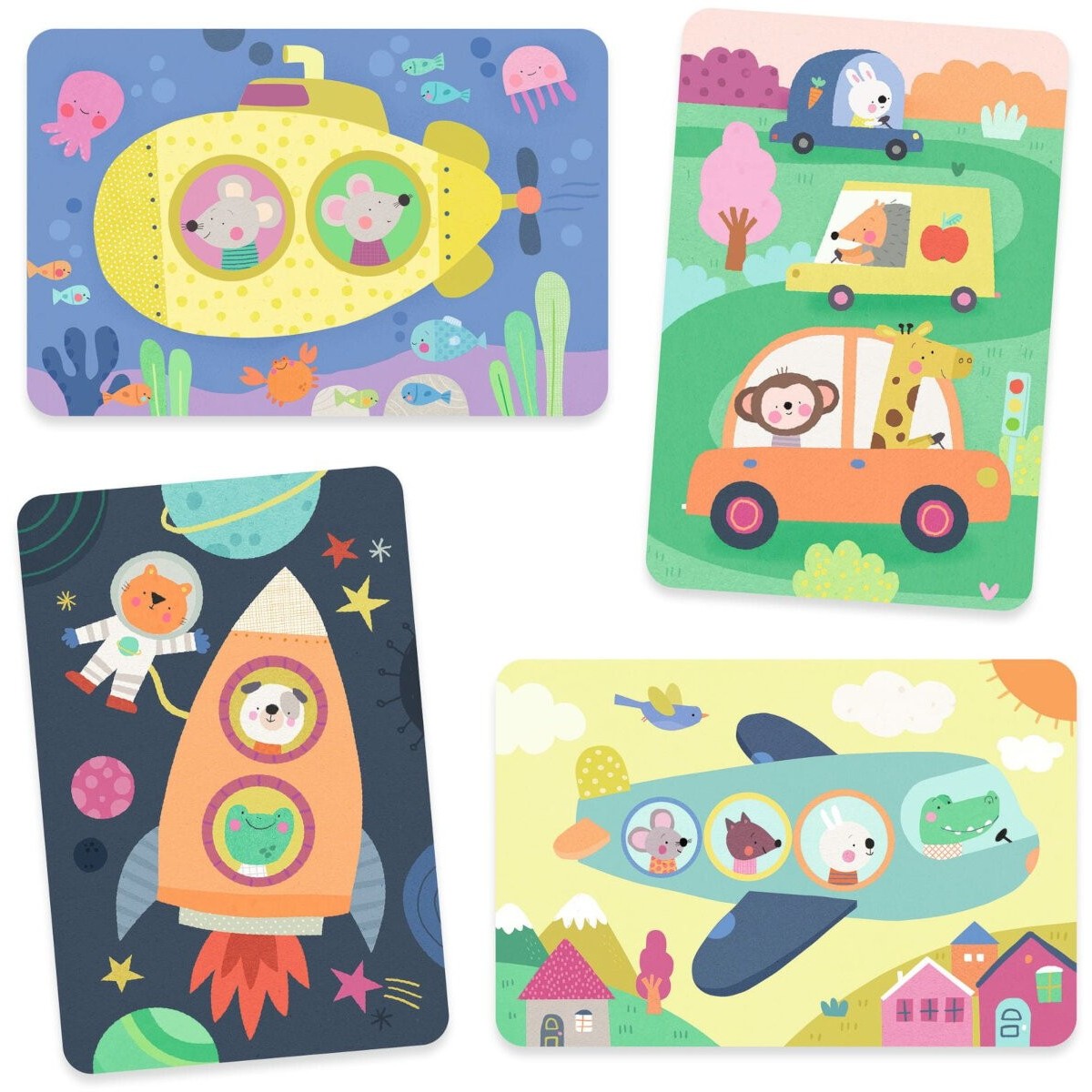 Djeco Wodne kolorowanki W Drodze +18mc