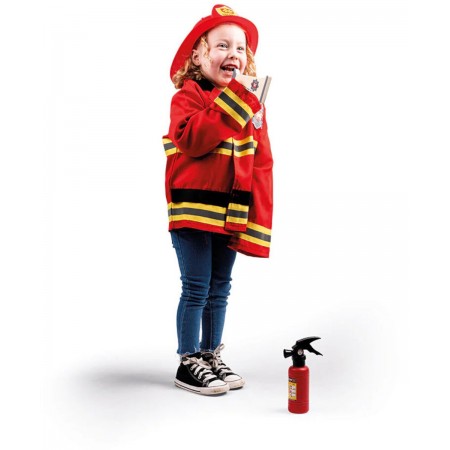 Kask strażacki dla dzieci regulowany zabawka, BigJigs | Dadum