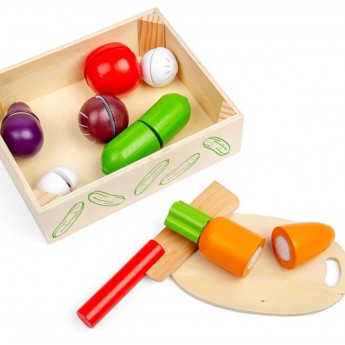 Warzywa drewniane do krojenia na rzep +18m, BigJigs | Dadum Kraków