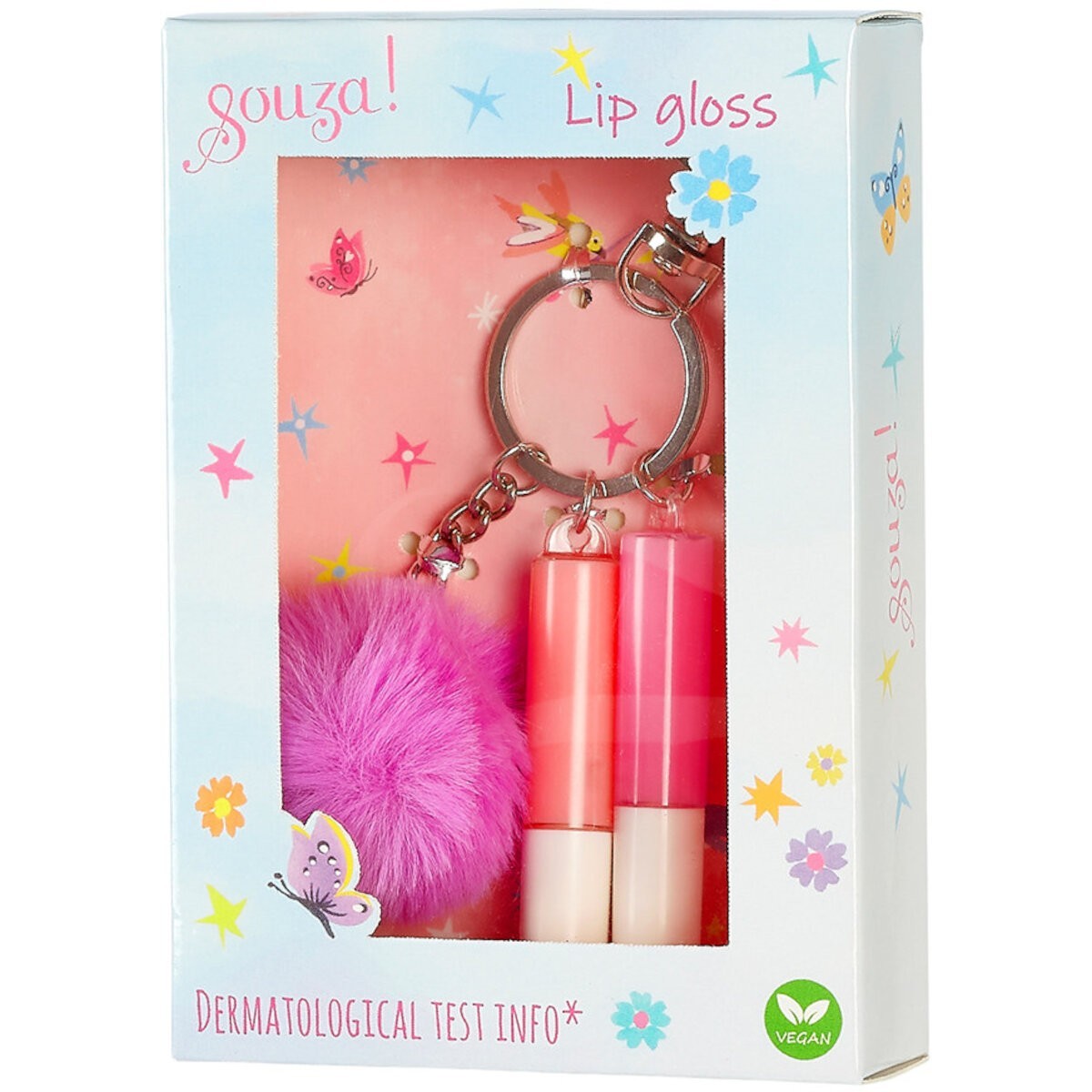 Breloczek z błyszczykami i pomponem dla dzieci, Souza!