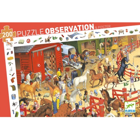 Djeco Puzzle odkrycie Jazdza Konna, 200 elementów | Dadum Djeco Puzzle odkrycie Jazdza Konna, 200 elementów | Dadum