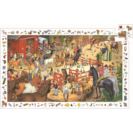 Djeco Puzzle odkrycie Jazdza Konna, 200 elementów | Dadum Djeco Puzzle odkrycie Jazdza Konna, 200 elementów | Dadum