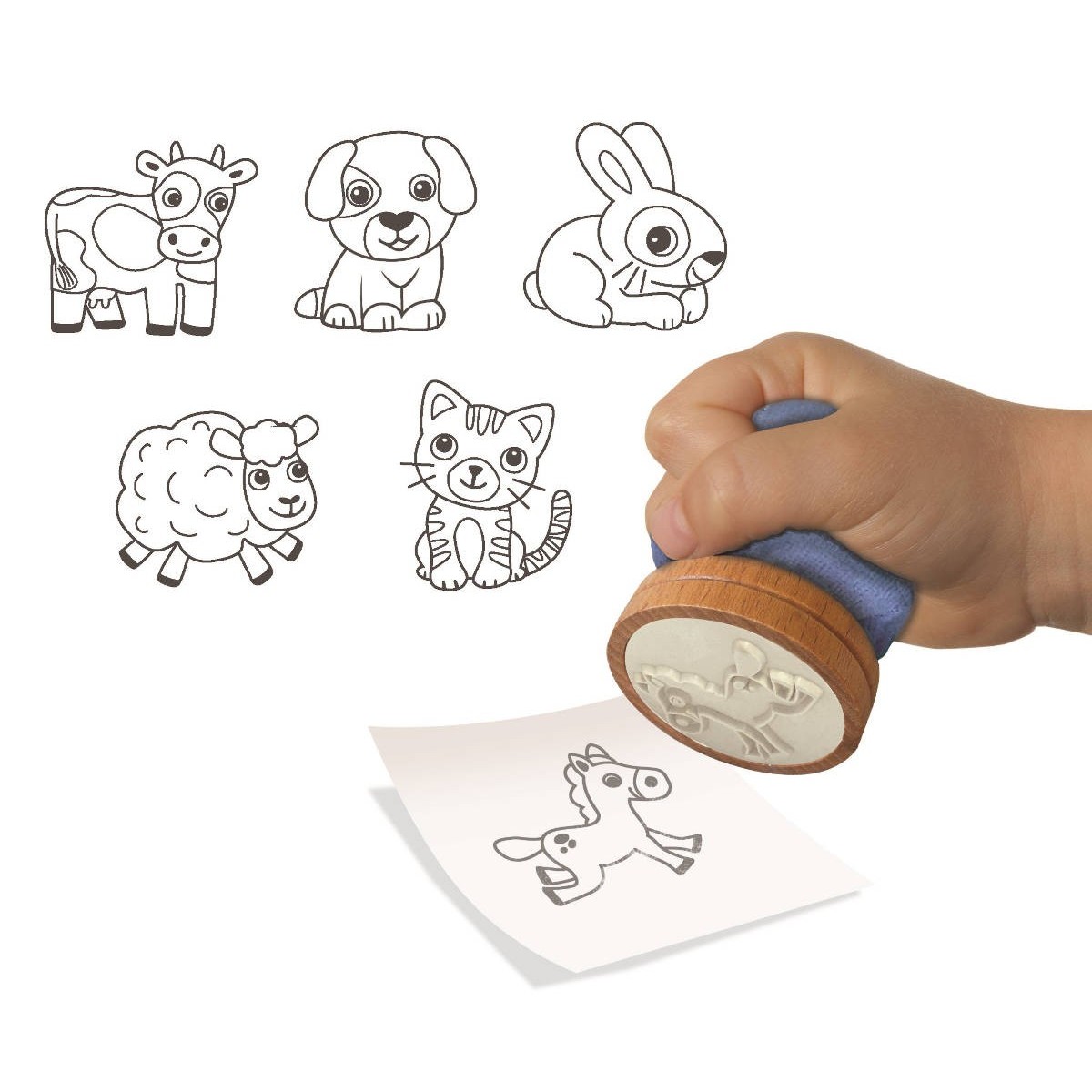 Stempelki Doudou Zwierzęta +18m, Crea Lign'