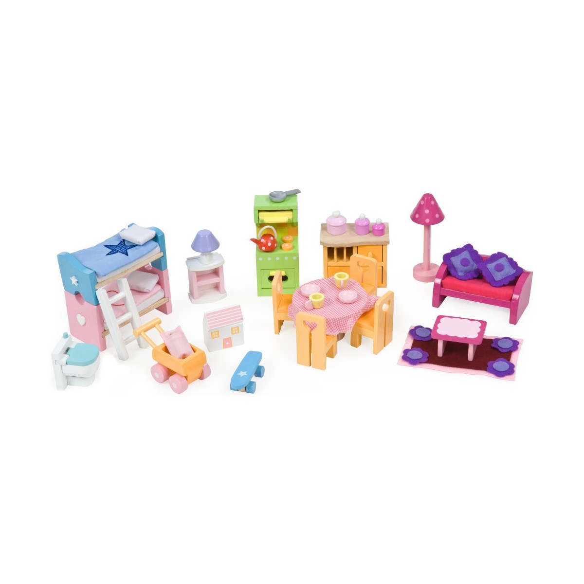 Mebelki Deluxe do domków dla lalek, Le Toy Van | Dadum Kraków