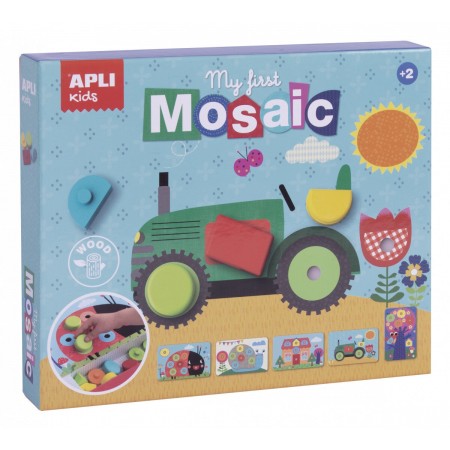 Apli Kids Pierwsza Mozaika drewniana dla 2-latków