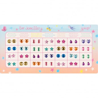 Kolczyki samoprzylepne do każdego dnia tygodnia, Souza!