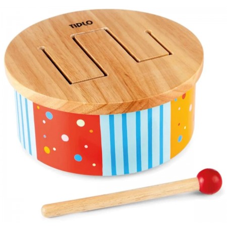 Drewniany bębenek zabawka muzyczna od 3 lat, Plan Toys | Dadum Kraków Drewniany bębenek zabawka muzyczna od 3 lat, Plan Toys | Dadum Kraków