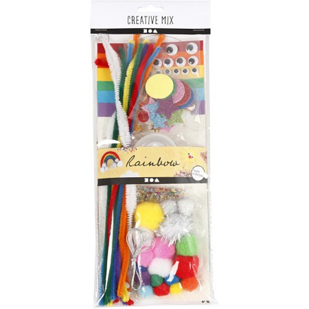 Zestaw do prac plastycznych Rainbow dla dzieci +3 | Dadum