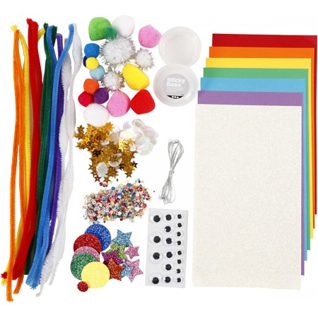 Zestaw do prac plastycznych Rainbow dla dzieci +3 | Dadum