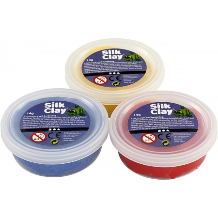 Silk Clay® jedwabista masa plastyczna, podstawowe kolory