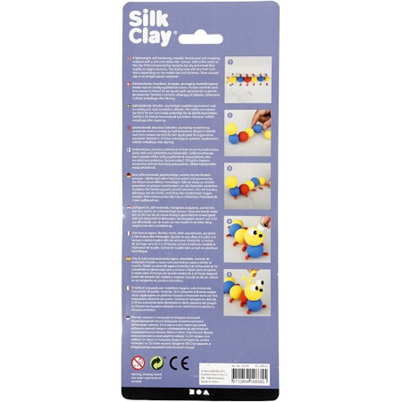 Silk Clay® jedwabista masa plastyczna, podstawowe kolory