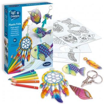 Breloczki i magnesy do robienia z magicznego plastiku, SentoSphere