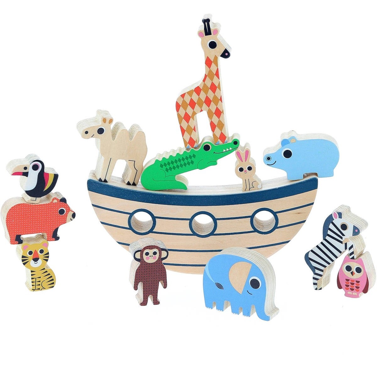 Vilac Arka zwierząt zręcznościowa gra balans +4 | Dadum