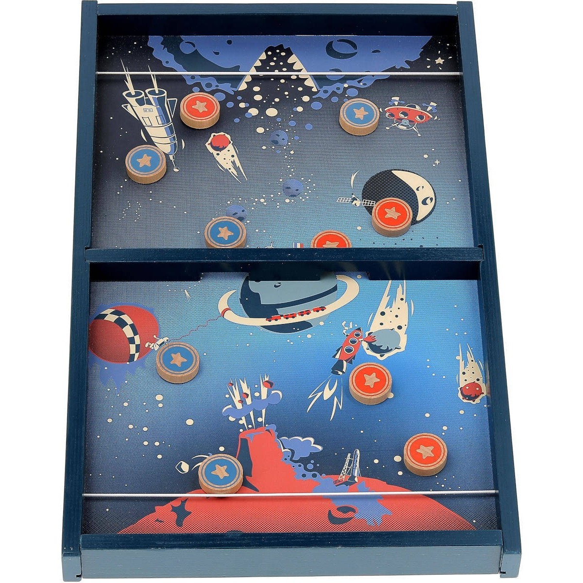 Vilac Shuffleboard stołowa gra zręcznościowa +4 | Dadum