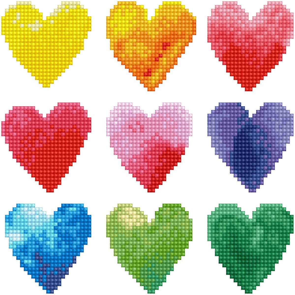 Diamond Dotz, rozmiar 23x23 cm, 1 opakowanie | Dadum Kraków