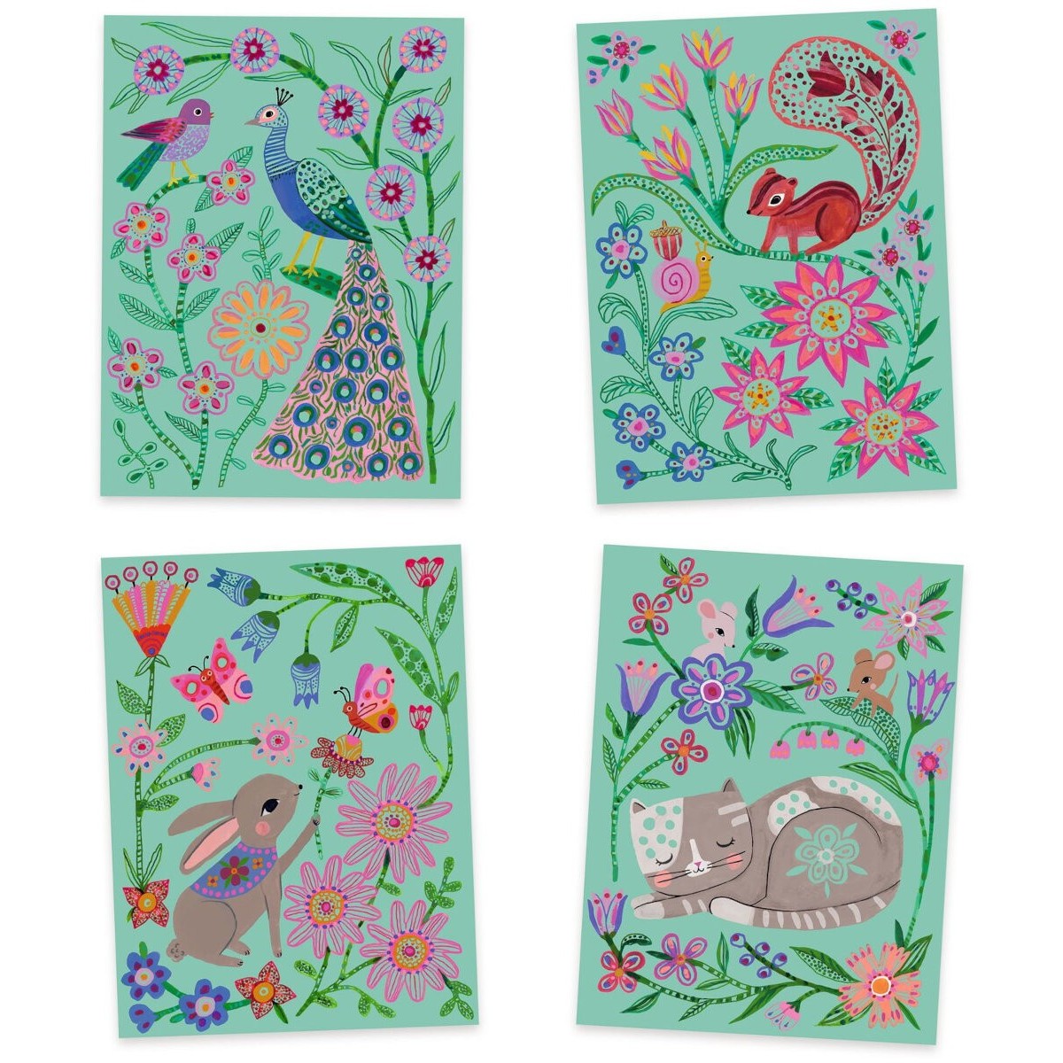 Djeco Wydrapywanka Spotkania Zwierzątek +6