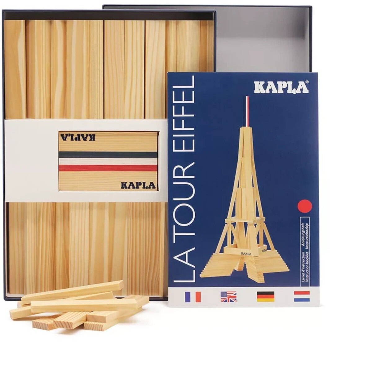 Kapla Wieża Eiffla 105szt drewniane klocki deseczki +6 | Dadum