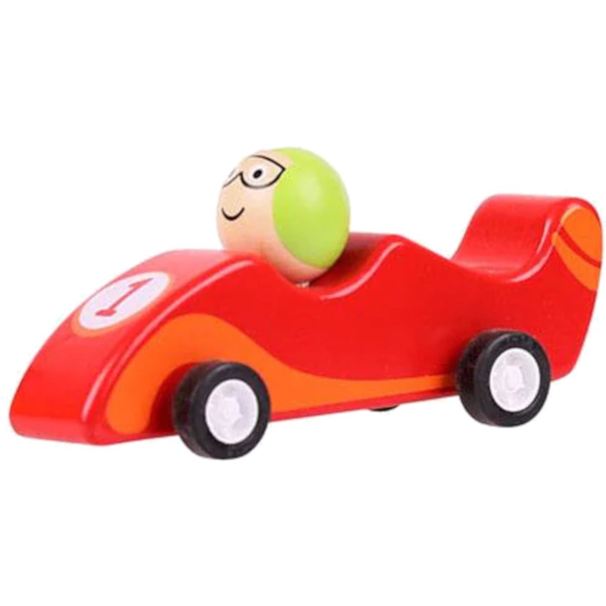 Samochodzik z napędem drewniany +18mc, BigJigs | Dadum