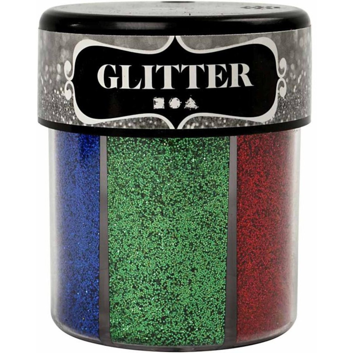 Brokat sypki 78g w pojemniku 6 świątecznych kolorów