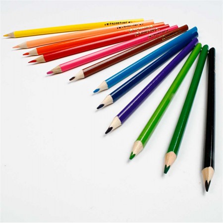 Kredki ołówkowe 12 sztuk, Colortime