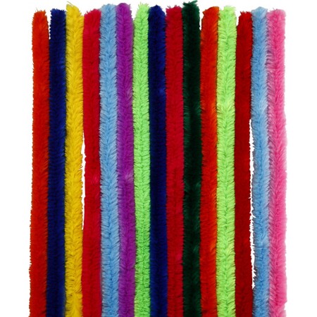 Druty kreatywne kolorowe bardzo grube 15 sztuk - 30 cm x 15 mm
