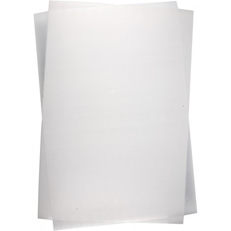Szalony plastik 10 arkuszy białe matowe 20x30cm