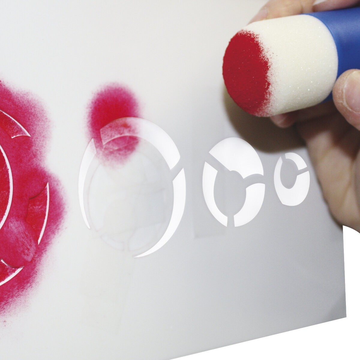 Pędzel gąbkowy do tapowania i do szablonów, Graine Creative