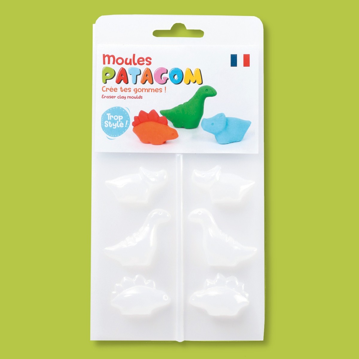 Patagom formy do tworzenia gumek Dinozaury | Dadum