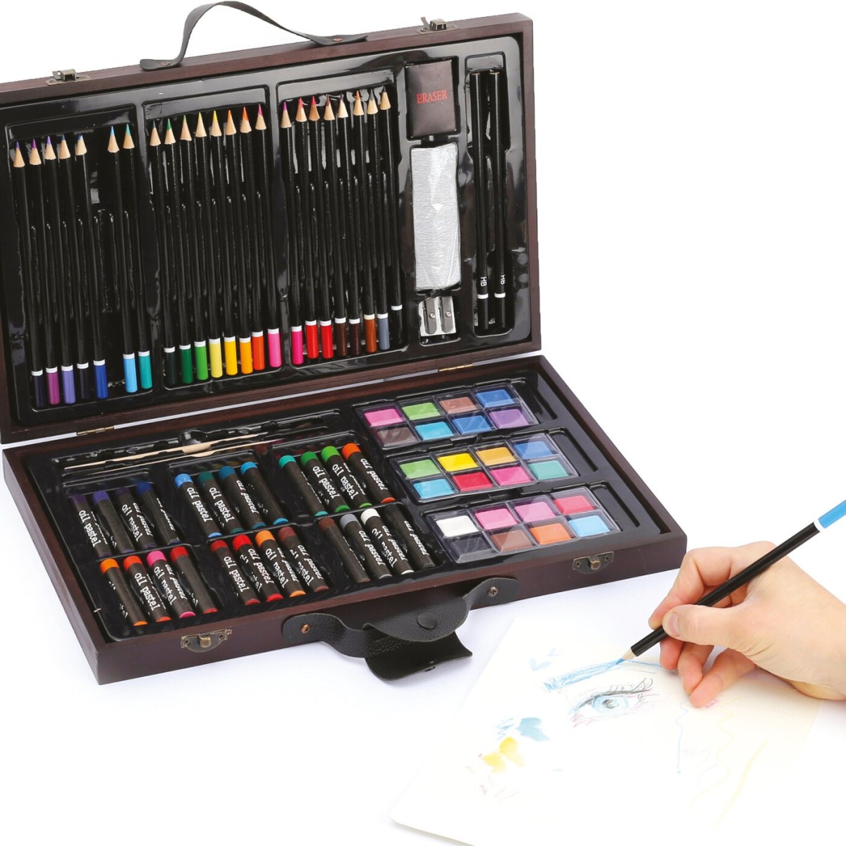 Zestaw artystyczny 80 elementów od 8 lat, Graine Creative