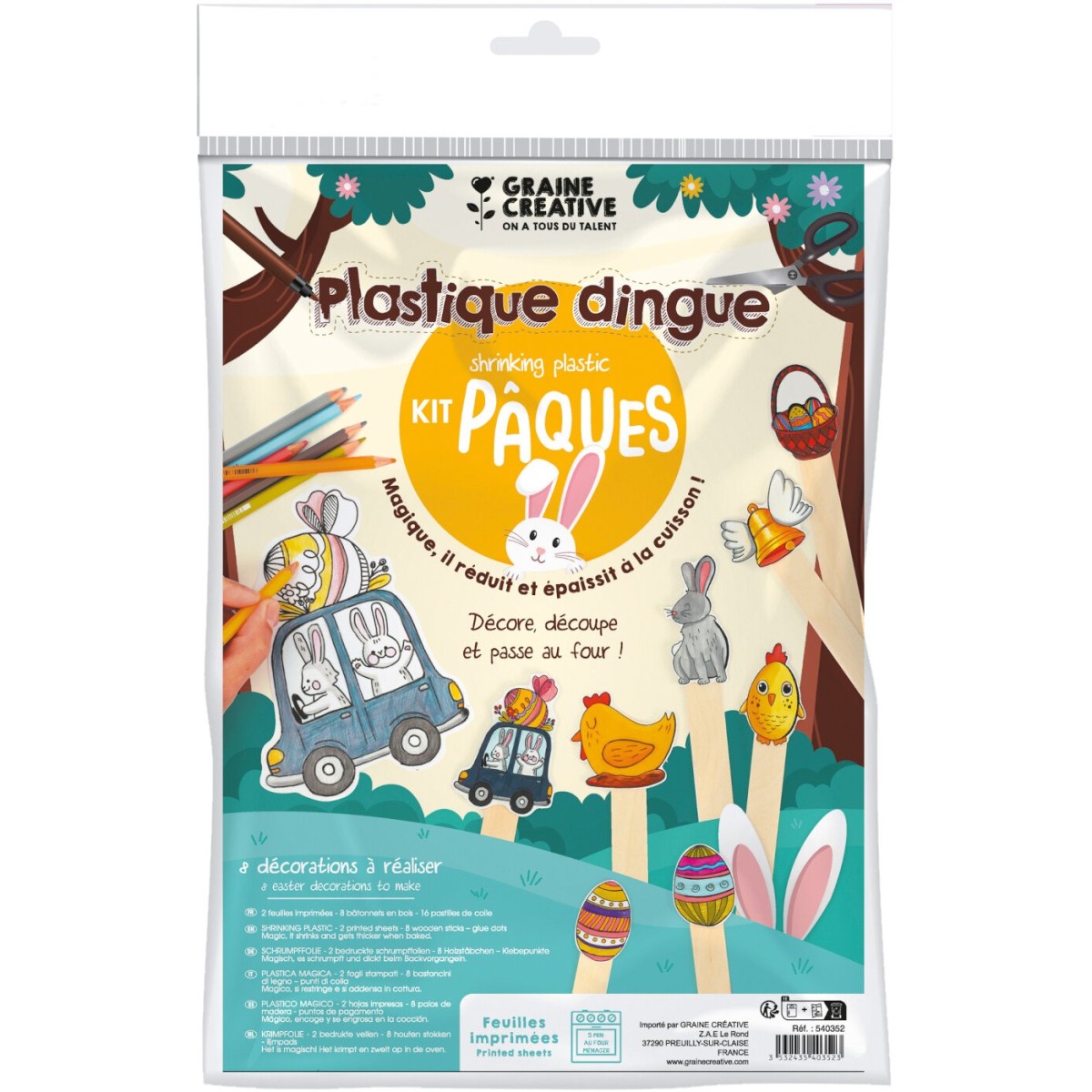 Dekoracje Wielkanocne do robienia z magicznego plastiku