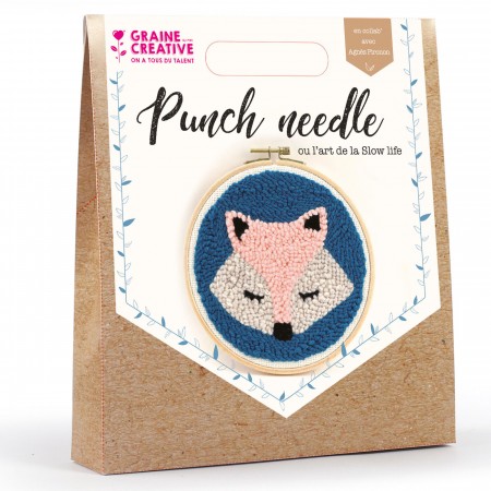Zestaw Punch Needle Lis haft pętelkowy, Graine Creative