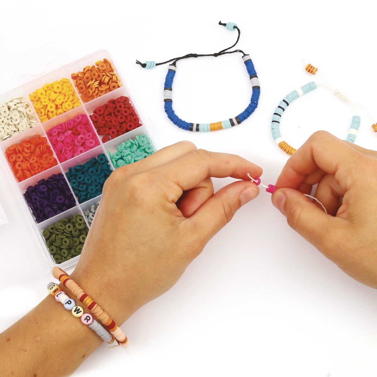 Koraliki Heishi pastelowe kolory 1750 sztuk | Dadum