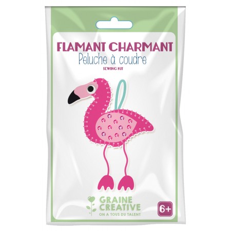 Flamingo zawieszka do szycia +6, Graine Creative