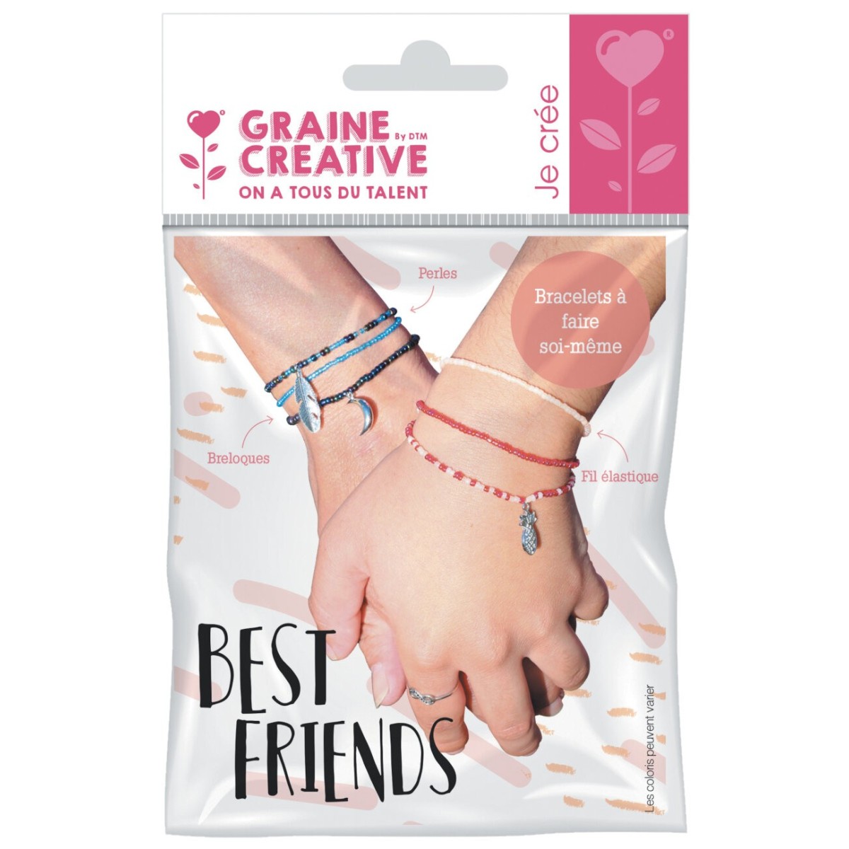 Bransoletki przyjaźni z koralików do robienia, Graine Creative