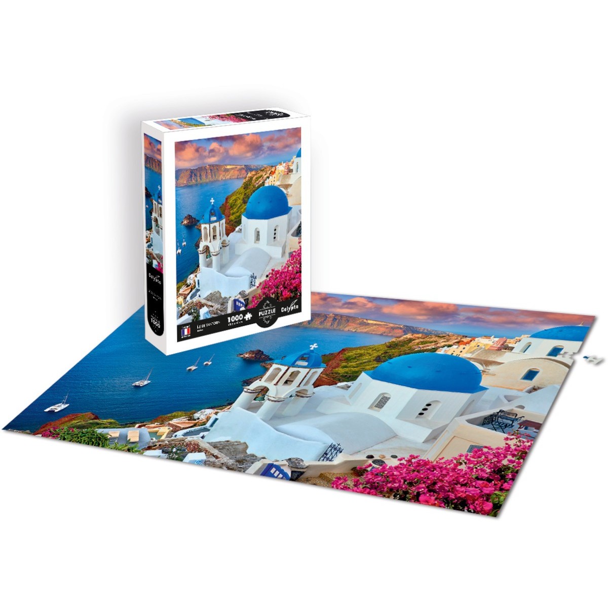 Puzzle 1000 Wyspa Santorini - Grecja, Calypto