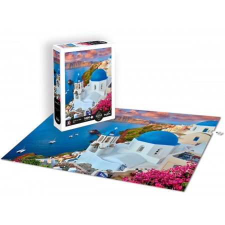 Puzzle 1000 Wyspa Santorini - Grecja, Calypto