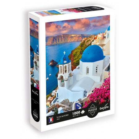 Puzzle 1000 Wyspa Santorini - Grecja, Calypto