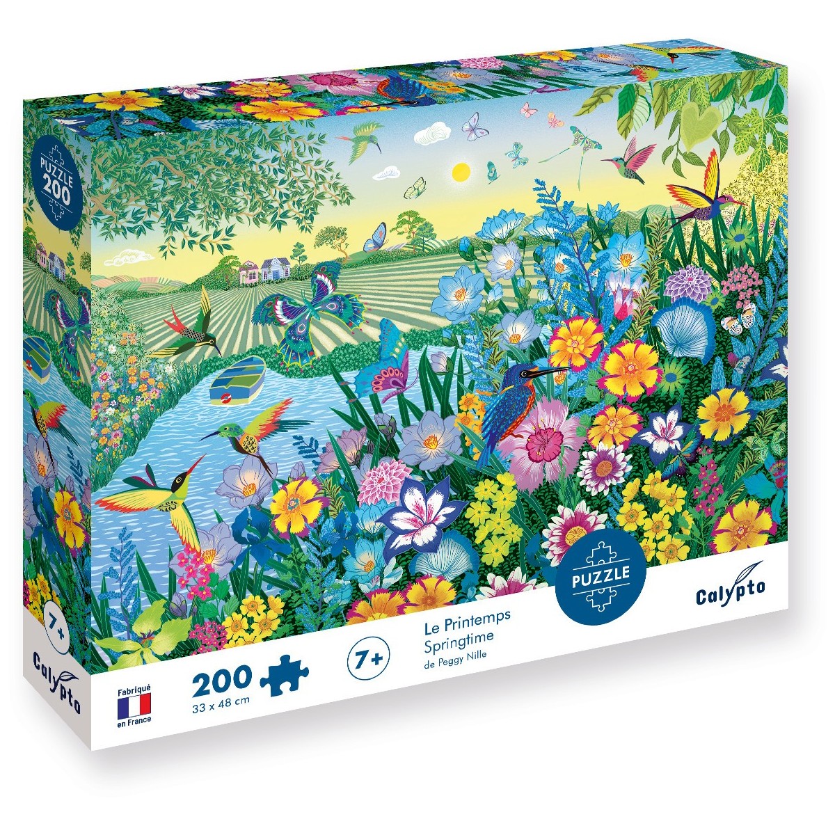 Puzzle 200 elementów Wiosna, Calypto